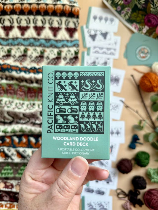 Pacific Knit Co - Woodland doodle card deck