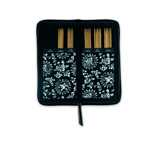 Chiaogoo - Double pointes bamboo 15 cm Set