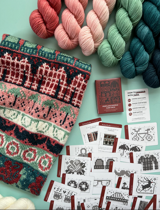 Pacific Knit Co - Portland doodle card deck