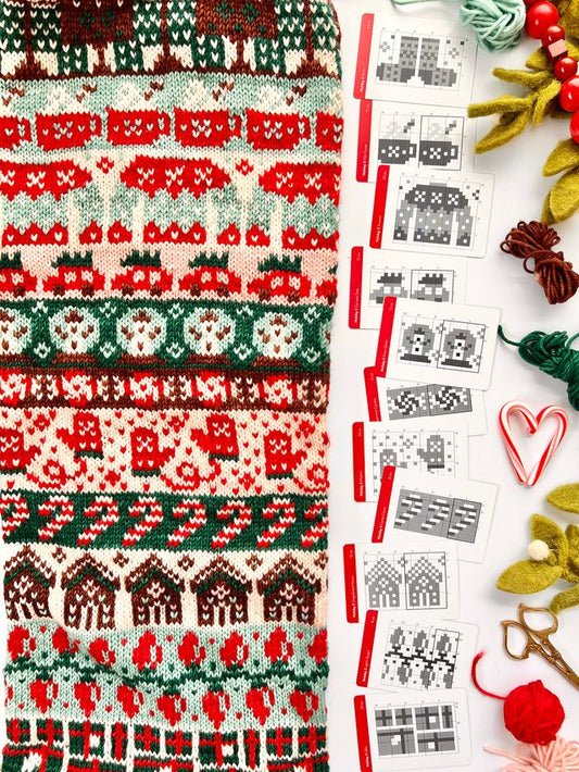 Pacific Knit Co - Holiday 3 doodle card deck