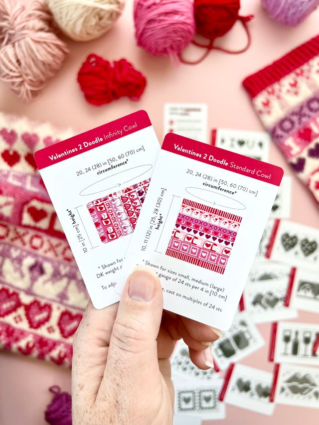 Pacific Knit Co - Valentines 2 doodle card deck