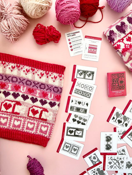Pacific Knit Co - Valentines 2 doodle card deck