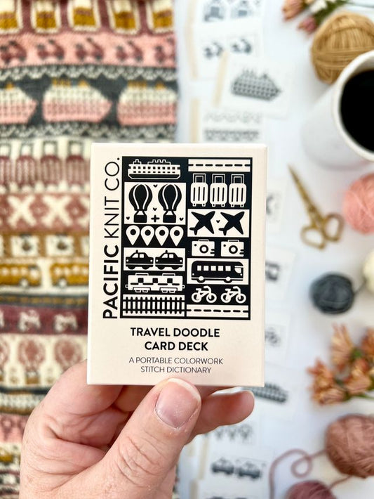 Pacific Knit Co - Travel doodle card deck