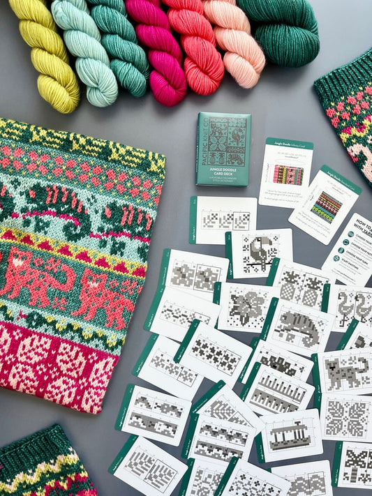 Pacific Knit Co - Jungle doodle card deck