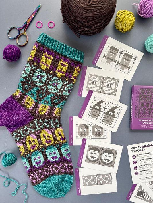 Pacific Knit Co - Monster doodle card deck