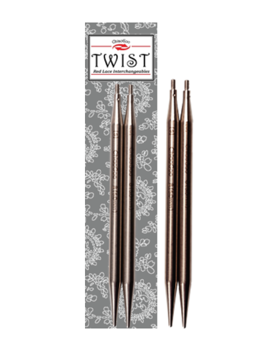 Chiaogoo - Aiguilles interchangeables 13 cm - Twist SS Lace Tips 13 cm