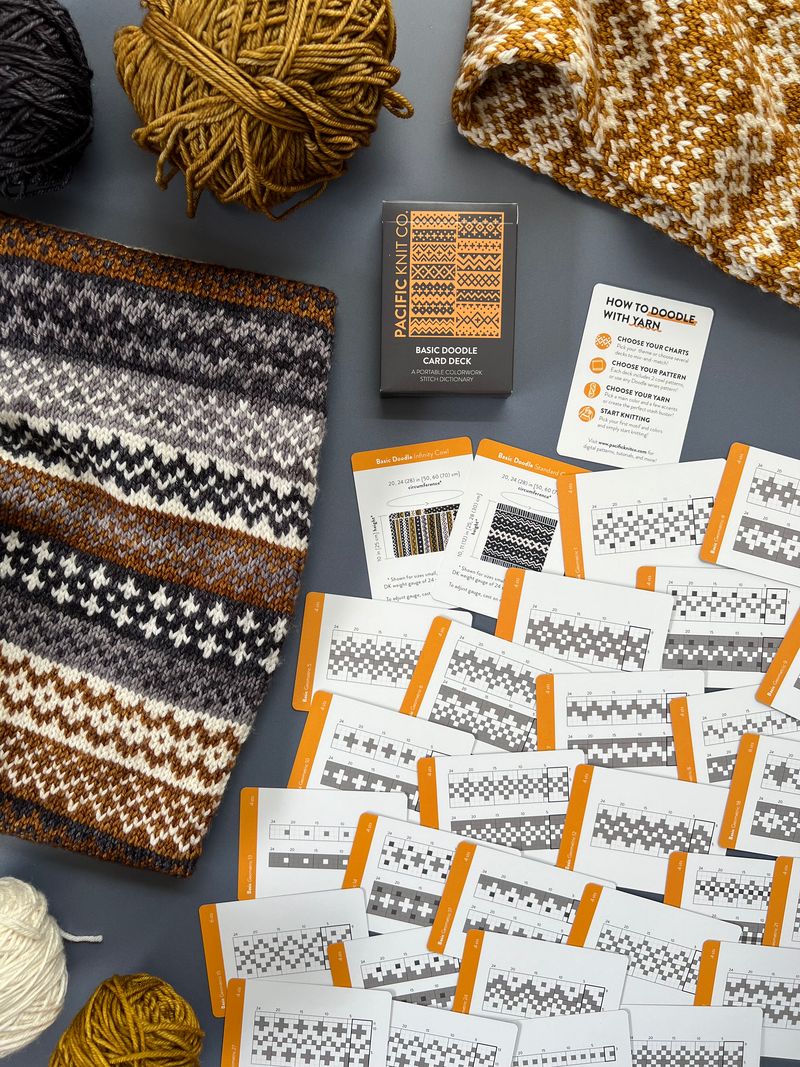 Pacific Knit Co - Basic doodle card deck
