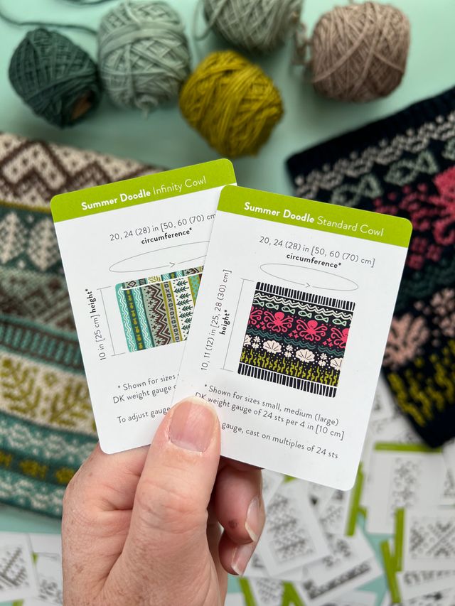 Pacific Knit Co - Summer doodle card deck