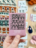 Pacific Knit Co - Cat doodle card deck