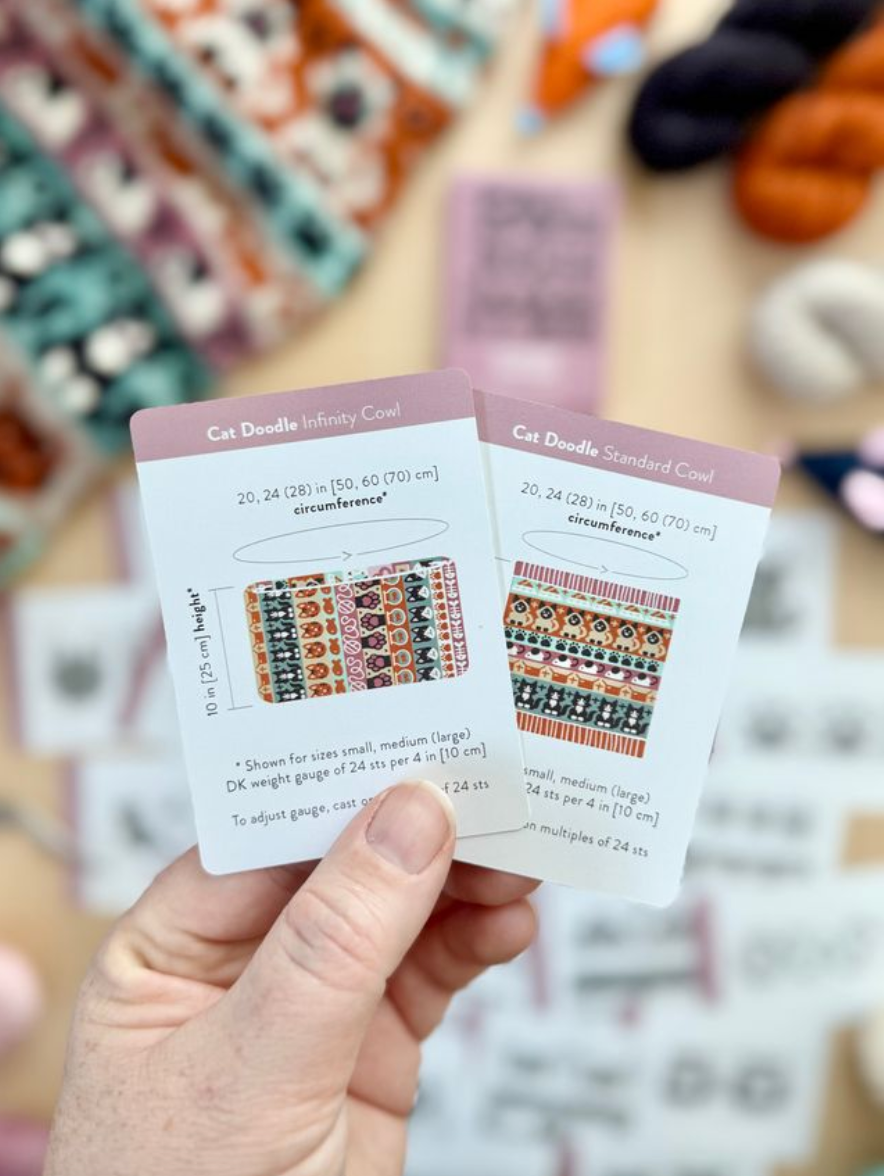 Pacific Knit Co - Cat doodle card deck