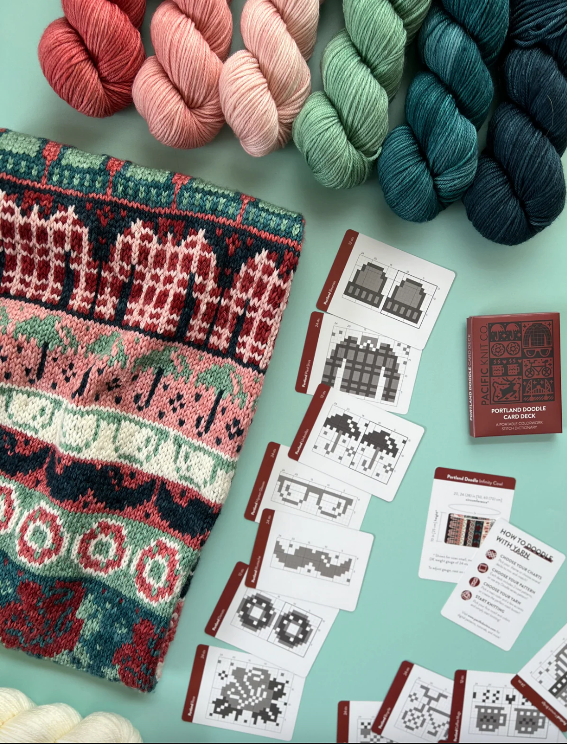 Pacific Knit Co - Portland doodle card deck