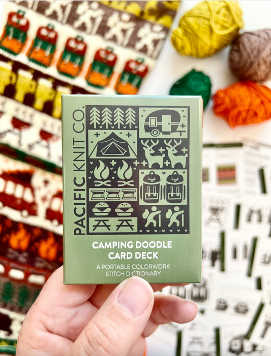 Pacific Knit Co - Camping doodle card deck
