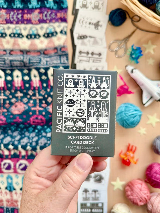 Pacific Knit Co - Sci-fi doodle card deck