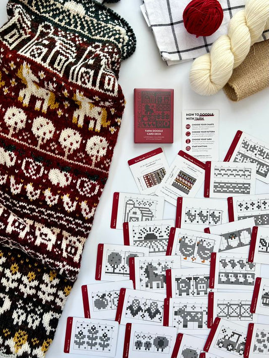 Pacific Knit Co - Farm doodle card deck