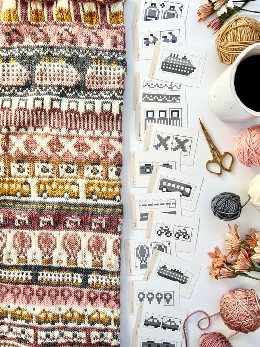 Pacific Knit Co - Travel doodle card deck