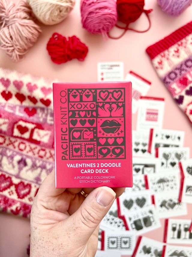 Pacific Knit Co - Valentines 2 doodle card deck