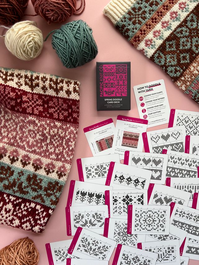 Pacific Knit Co - Spring doodle card deck
