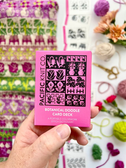 Pacific Knit Co - Botanical doodle card deck