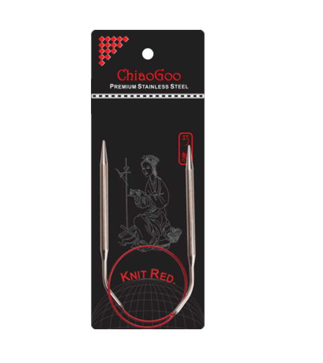 Chiaogoo - Aiguilles fixes coudées 40cm
