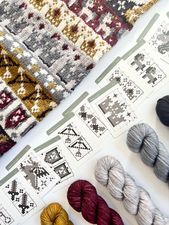Pacific Knit Co - Fantasy-Doodle-Kartenset