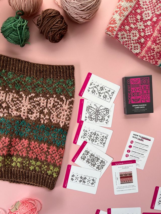 Pacific Knit Co - Spring doodle card deck
