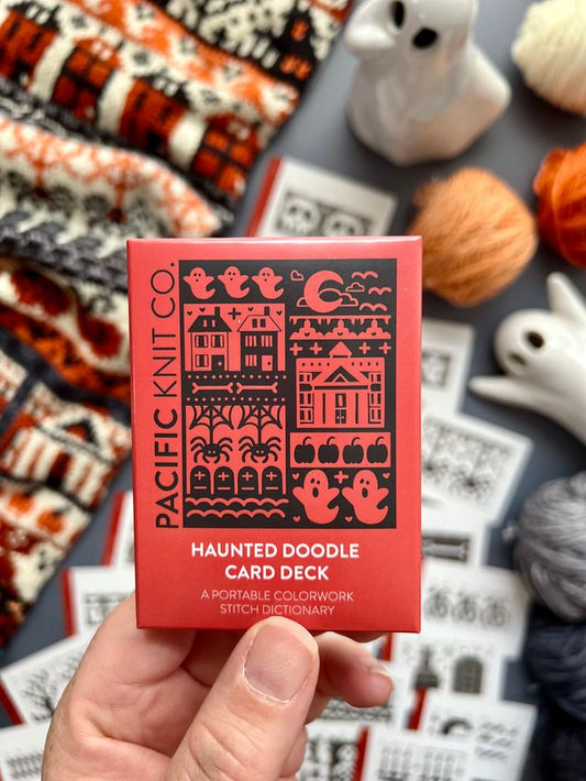 Pacific Knit Co - Haunted doodle card deck