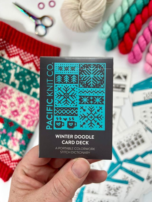 Pacific Knit Co - Winter doodle card deck