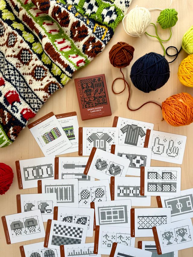 Pacific Knit Co - Sports doodle card deck