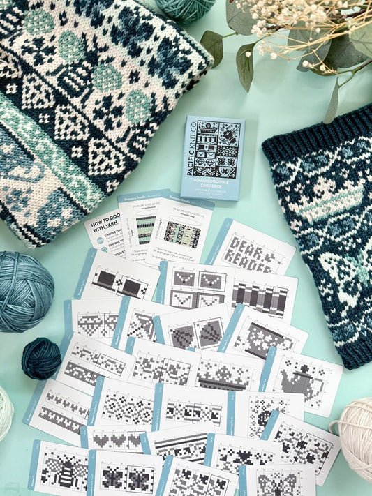 Pacific Knit Co - Romance doodle card deck