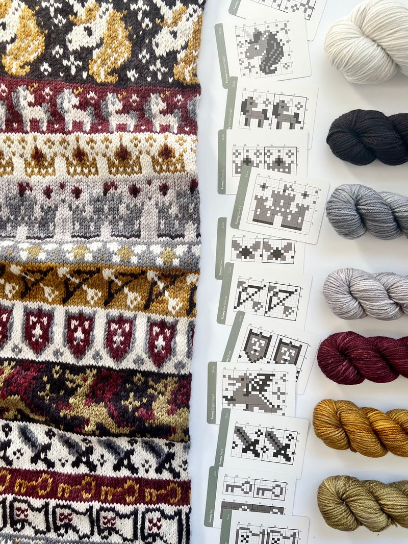 Pacific Knit Co - Fantasy-Doodle-Kartenset