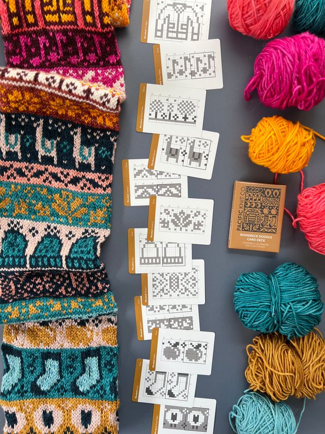 Pacific Knit Co - Rhinebeck doodle card deck