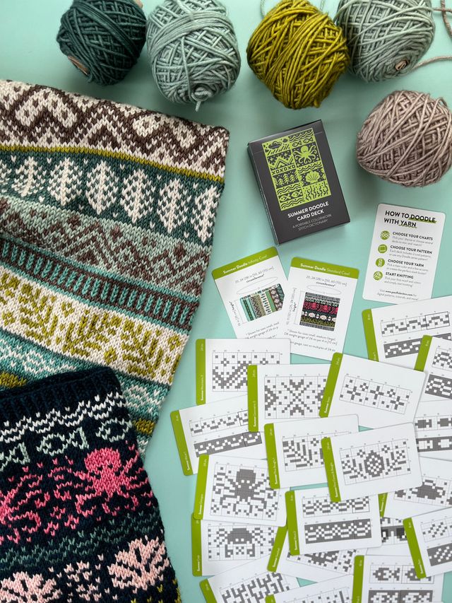 Pacific Knit Co - Summer doodle card deck
