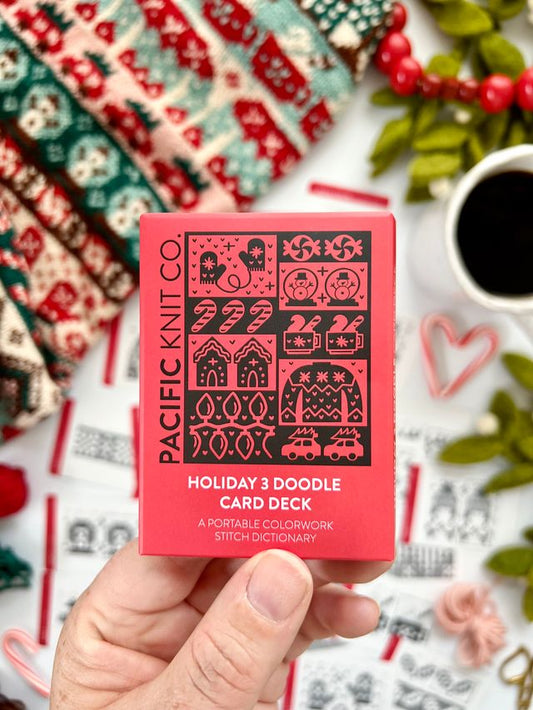 Pacific Knit Co - Holiday 3 doodle card deck