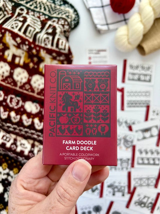 Pacific Knit Co - Farm doodle card deck